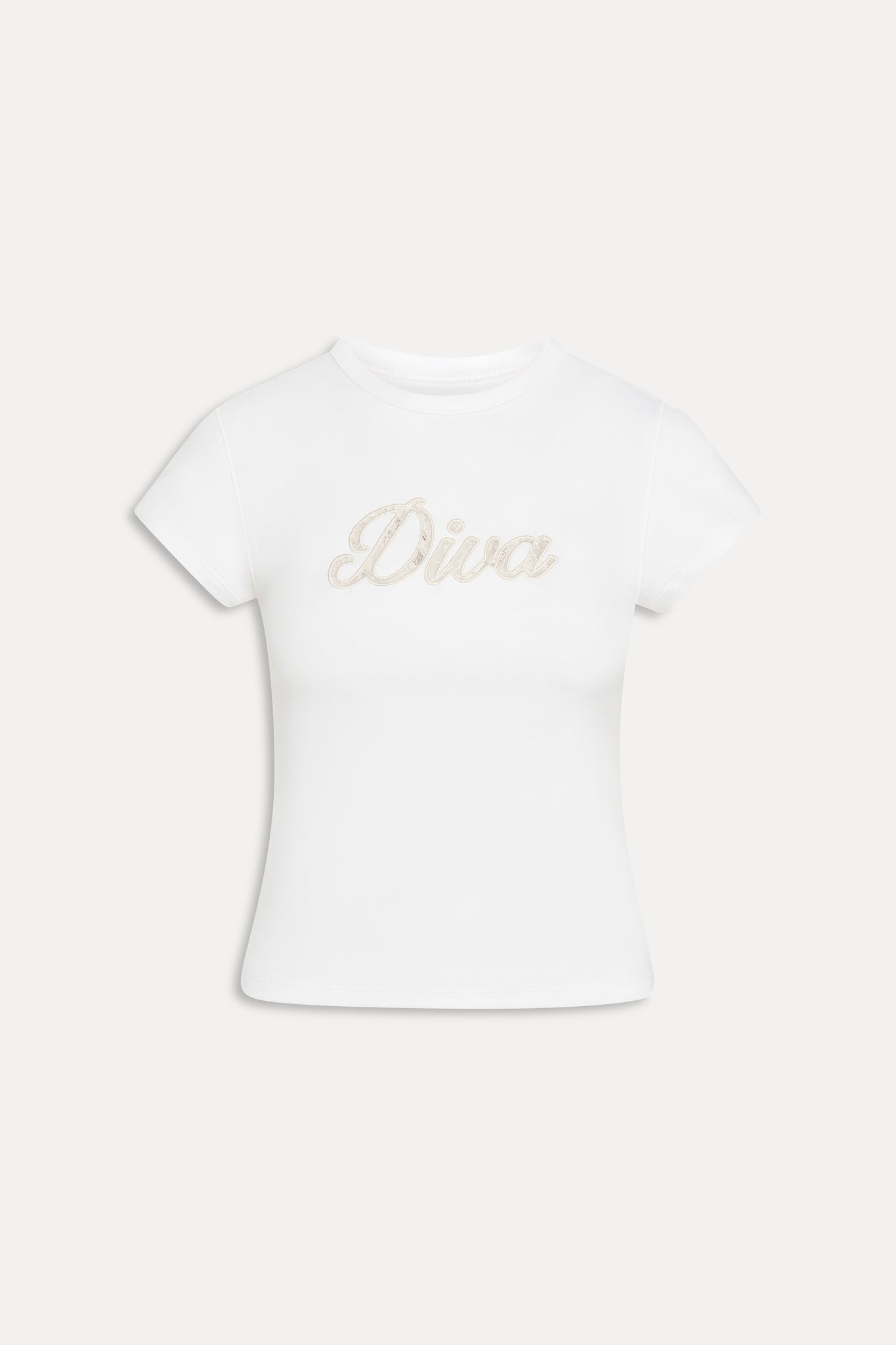 x Devon Lee Carlson Diva Ribbed Tee Shirt  Fluff