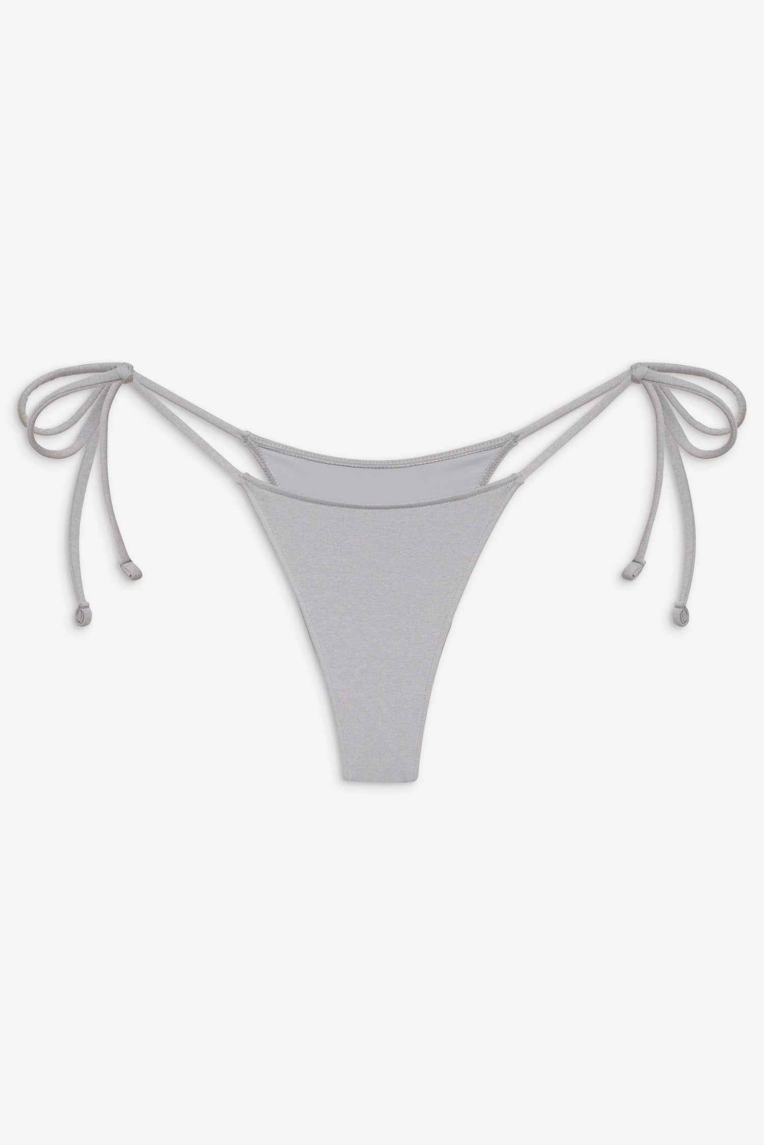 Divine Skimpy String Bikini Bottom  Heather Grey