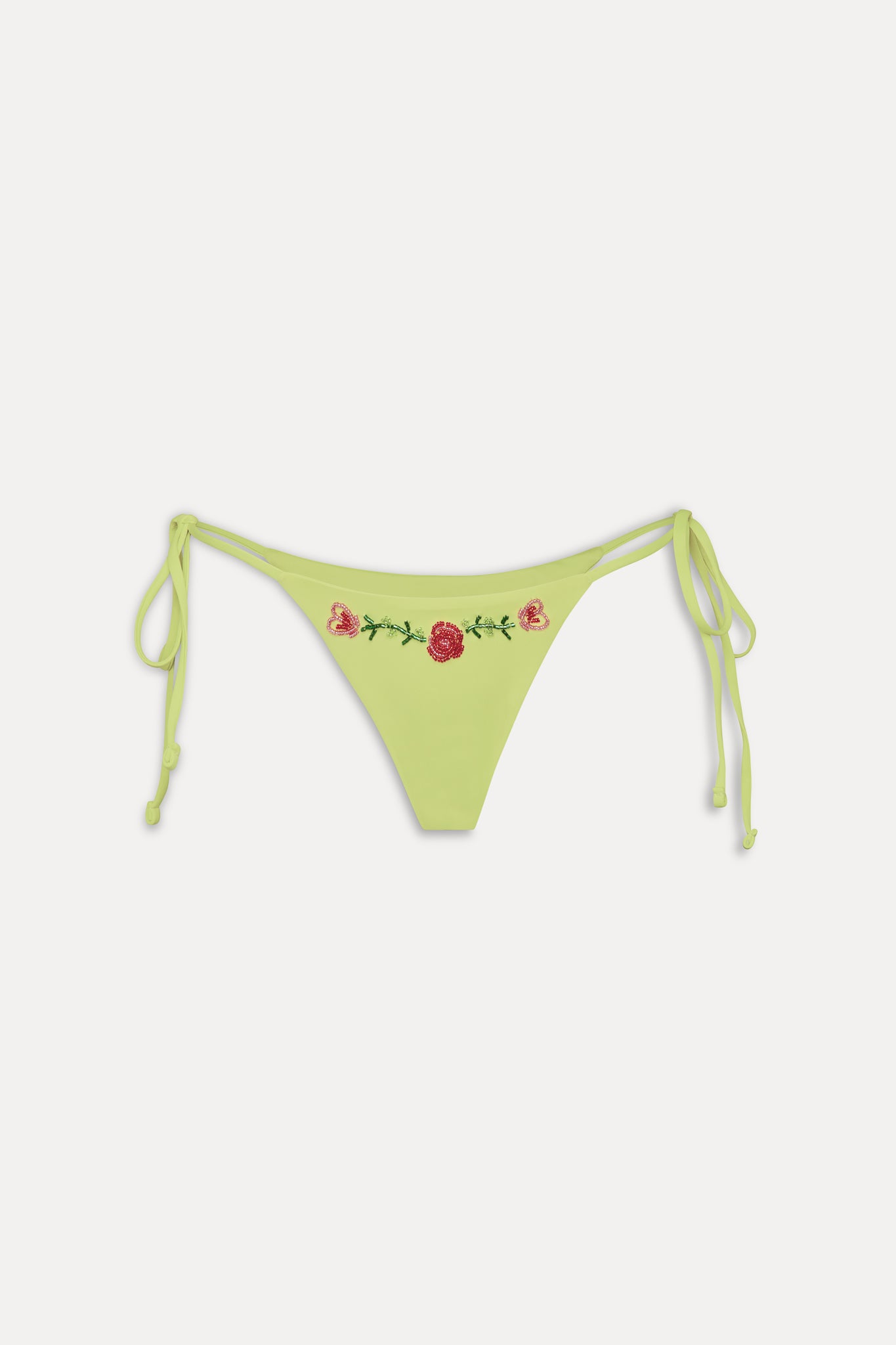 Divine Skimpy String Bikini Bottom  Lily Pad