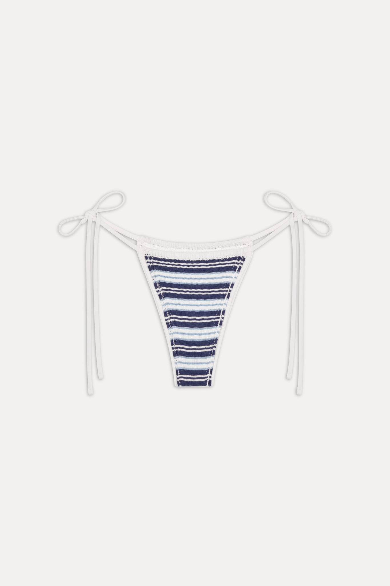 x JENNIE Divine Knit Bikini Bottom  Arctic Stripe