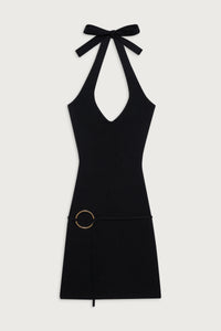 Dolly Knit Mini Dress - Black
