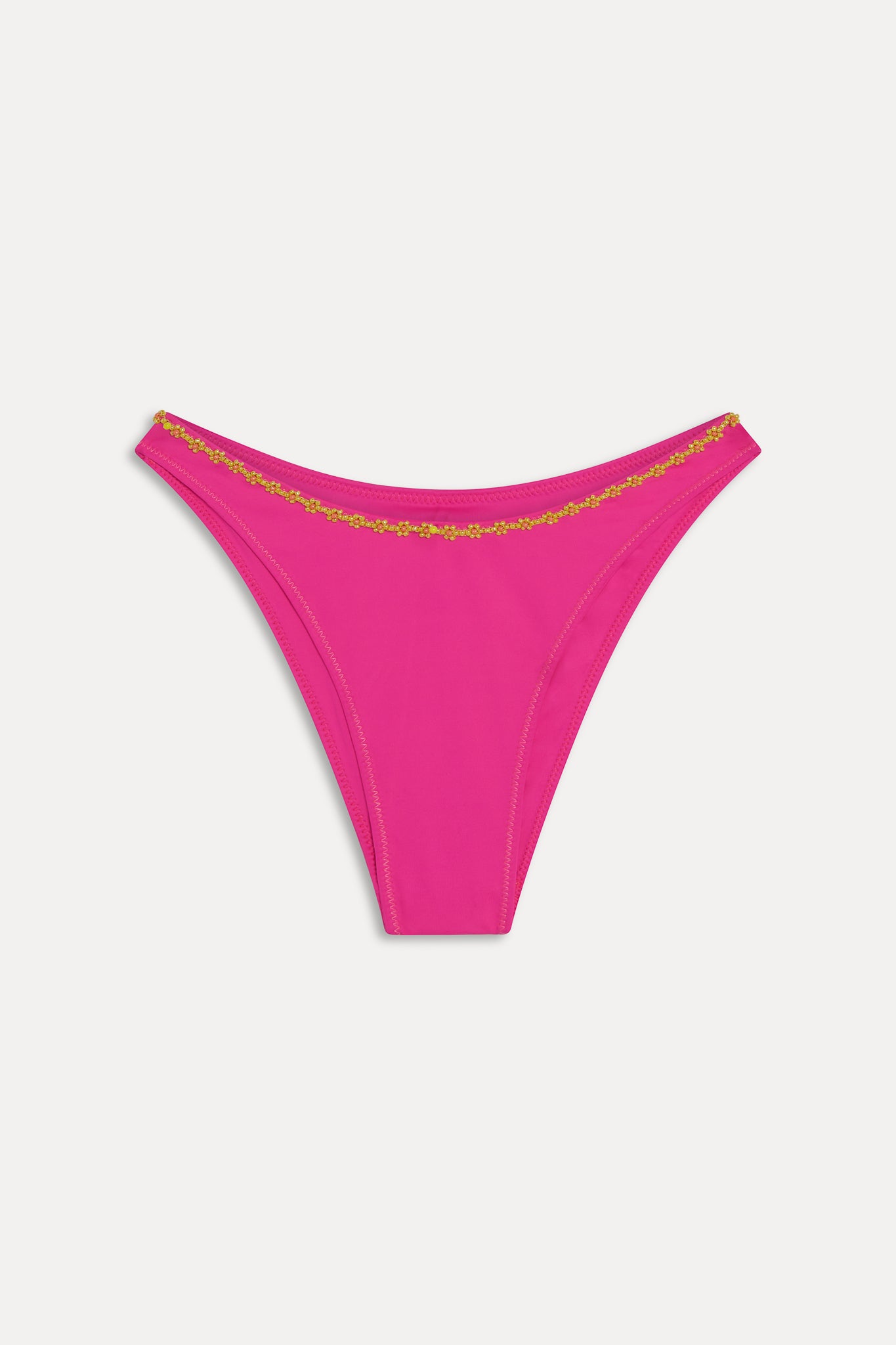Dove Beaded Bikini Bottom  Sea Star Pink