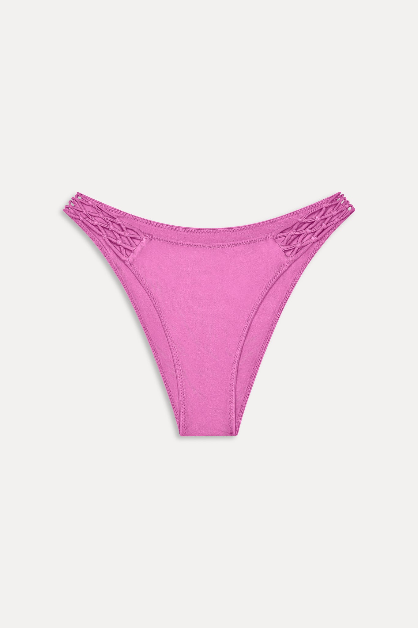 Dove Satin Bikini Bottom  Capri Pink