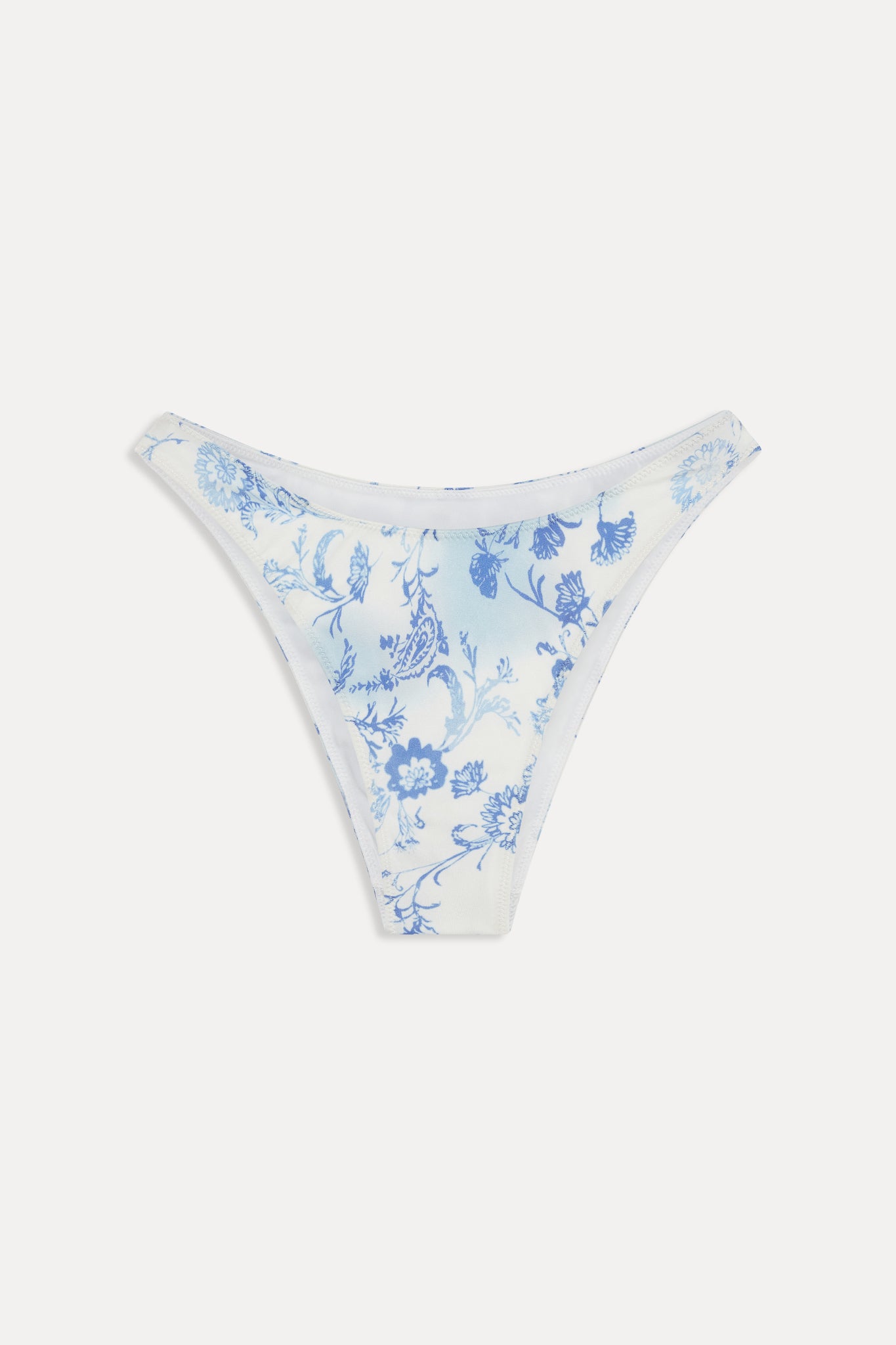 Dove Satin Bikini Bottom  Fleur de Bleu