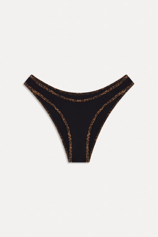 BELLA HADID Dove Bikini Bottom Lucky Leopard by Frankies Bikinis 