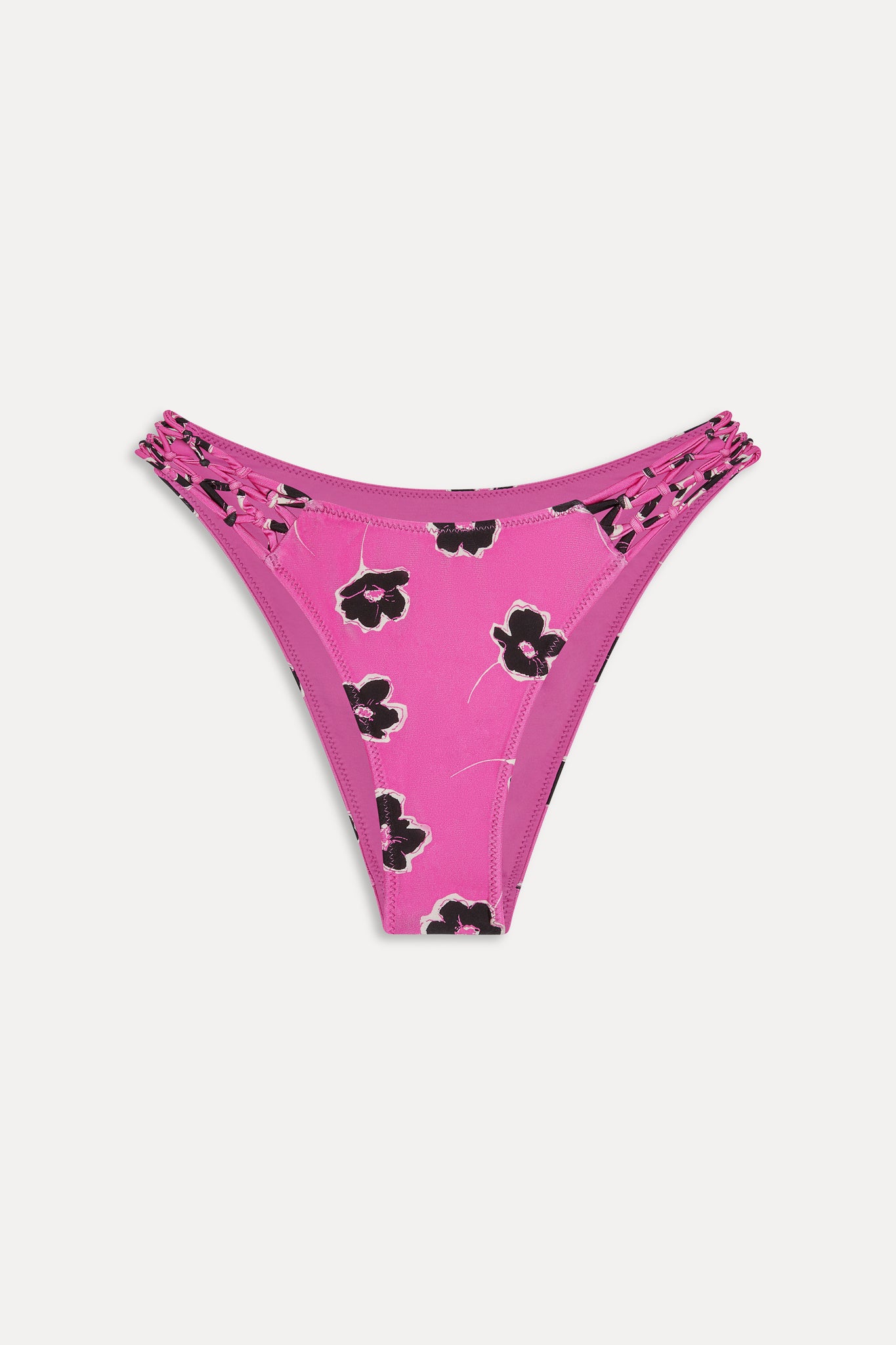 Dove Satin Classic Bikini Bottom  Pink Fantasy