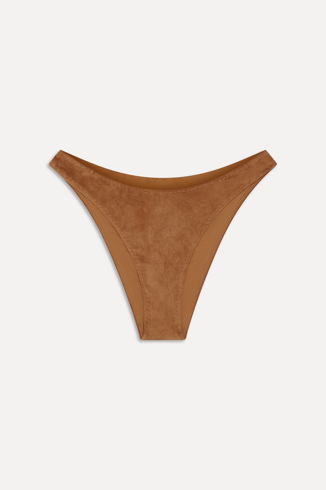 x BELLA HADID Dove Suede Bikini Bottom  Sunkissed Suede