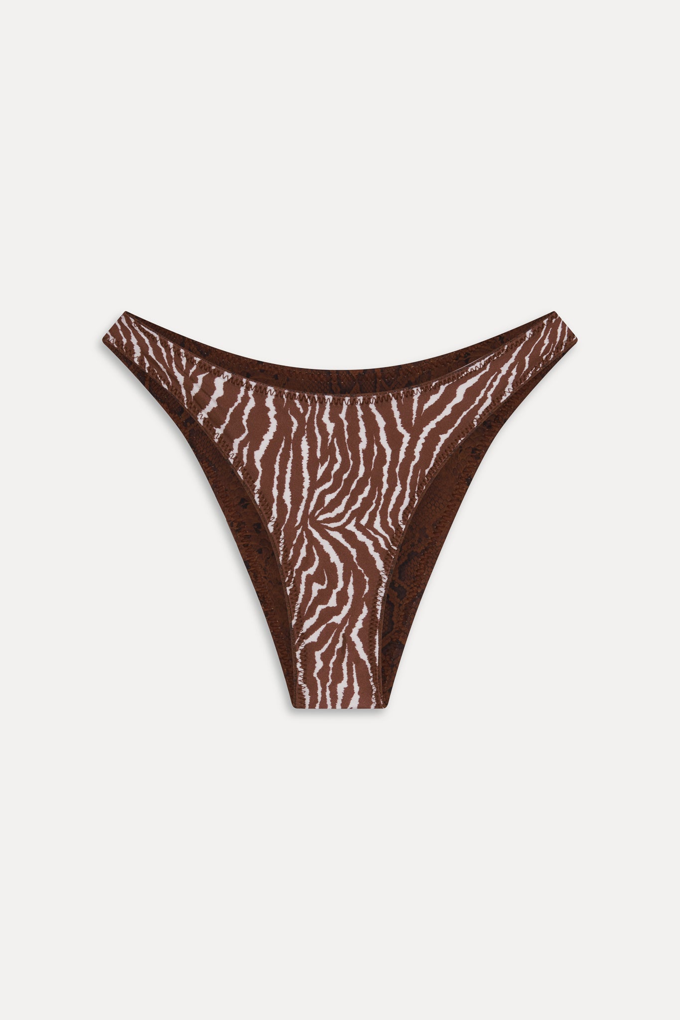 x Réalisation Par Dove Reversible Bikini Bottom - Python/Animal