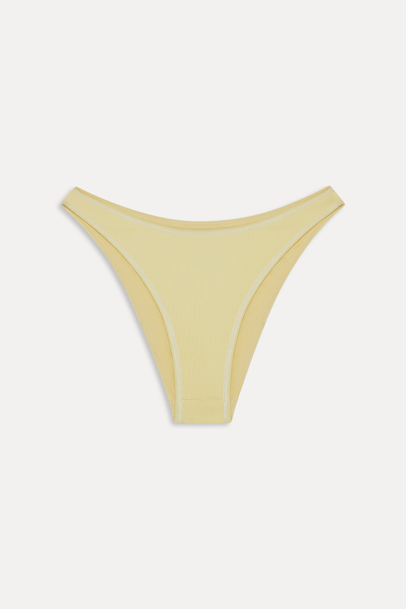 x JENNIE Dove Ribbed Bikini Bottom  Honeycomb