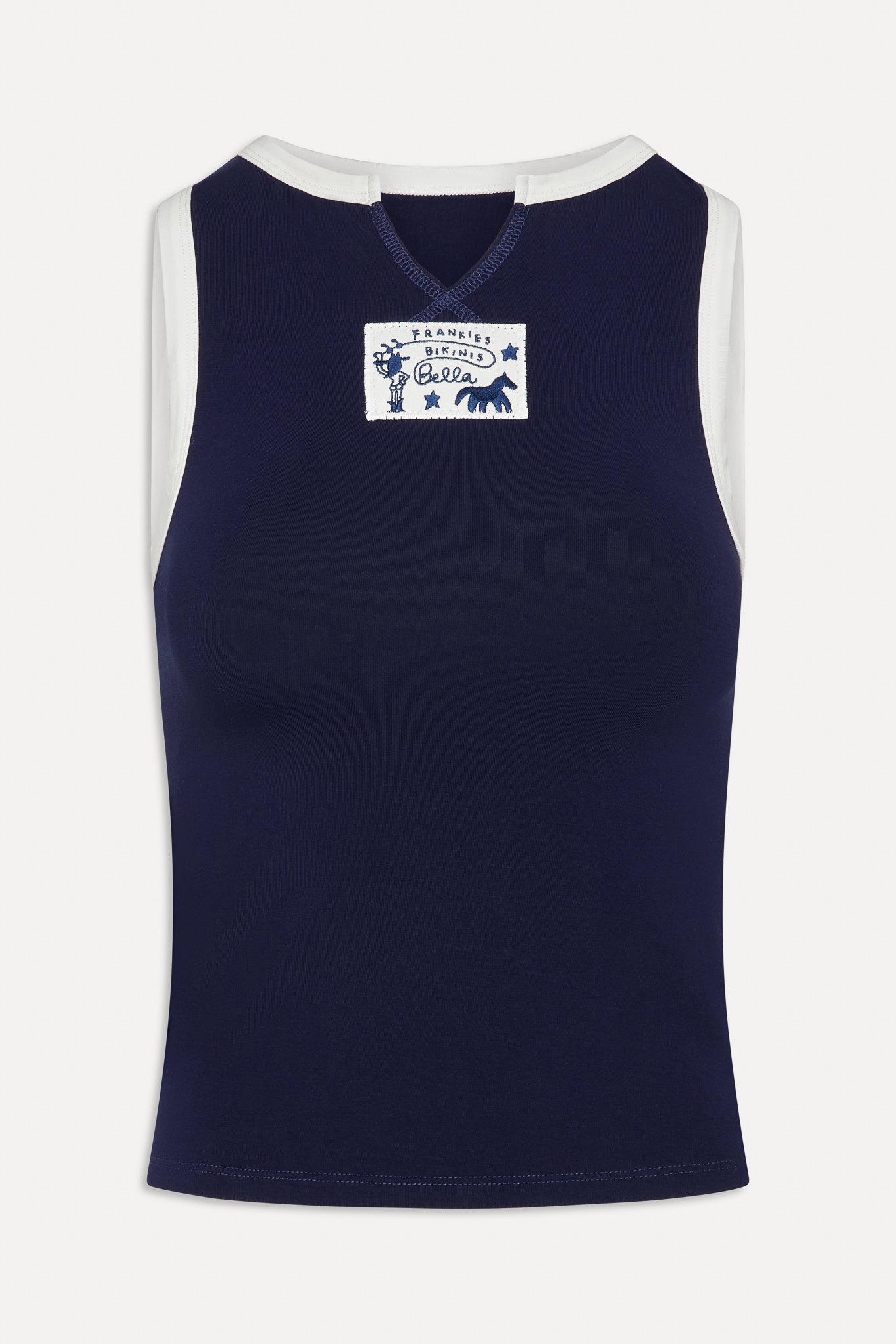 x BELLA HADID Dreamer Tank Top  Lone Star Blue