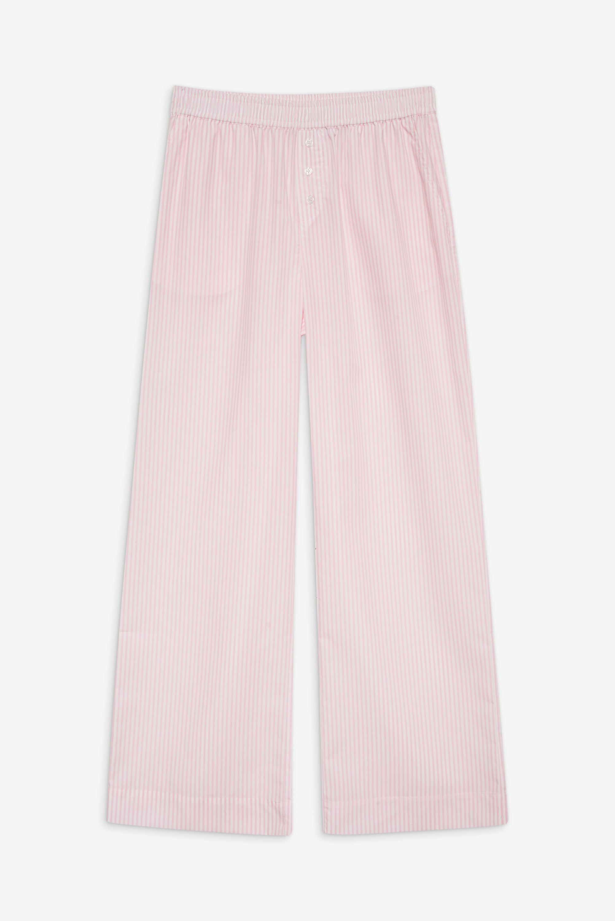 Easy Striped Sleep Pants Pink Stripe - Main Image