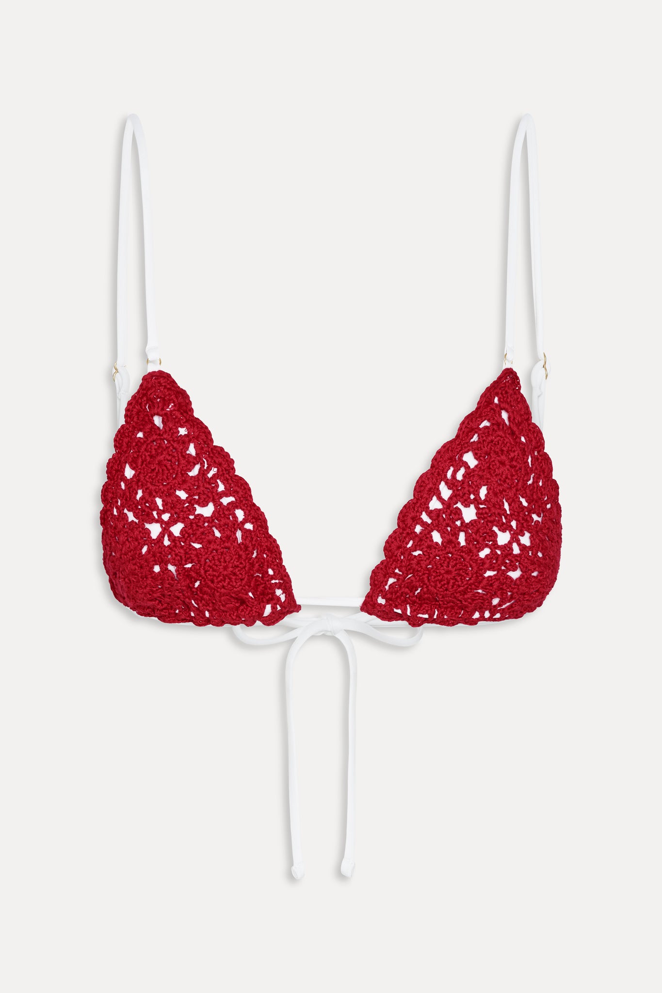 Elena Micro Crochet Bikini Top  Havana Crochet