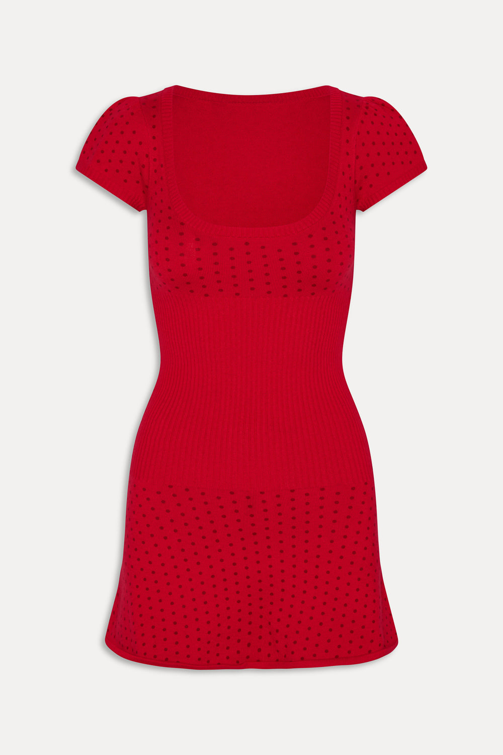 Eliza Knit Mini Dress  Cranberry