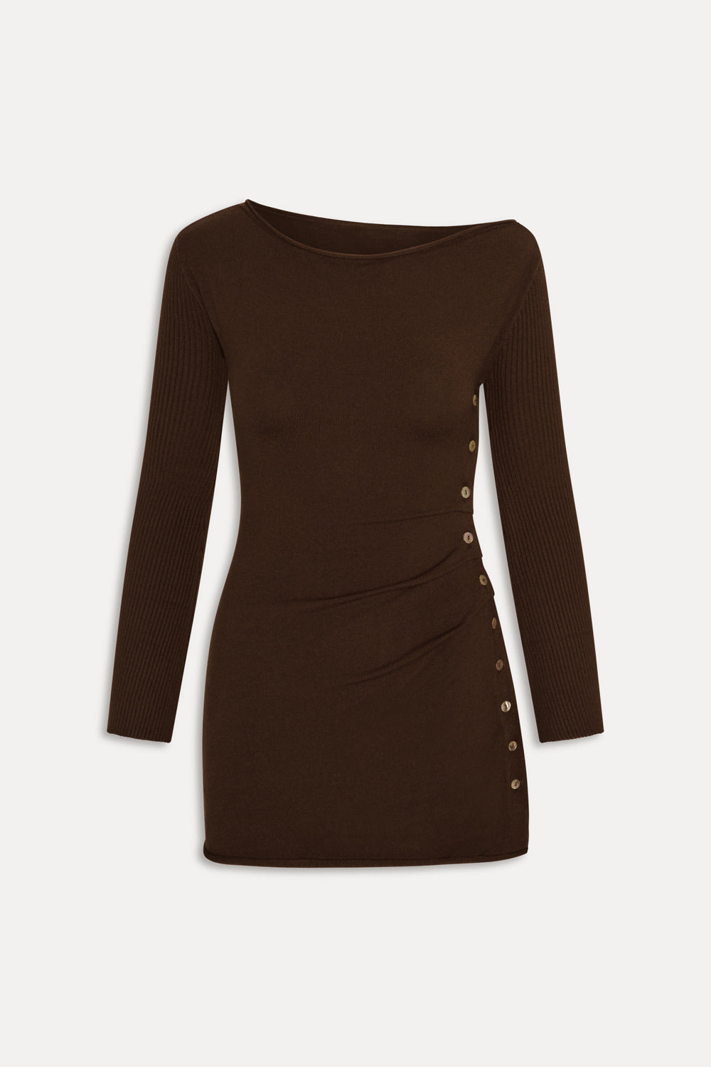 Elsa Off The Shoulder Mini Dress  Amber