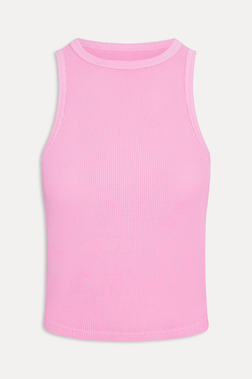 Emma Thermal Tank Top  Blush