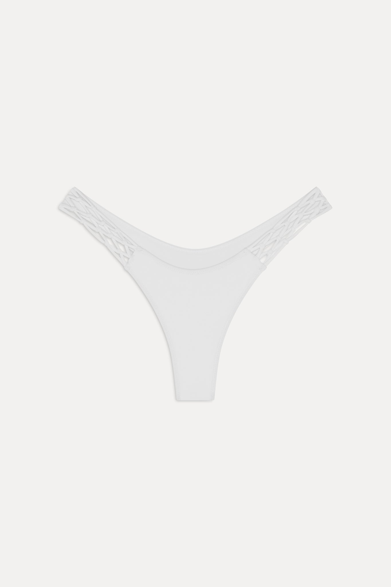 x JENNIE Encore Micro Bikini Bottom  Optic White