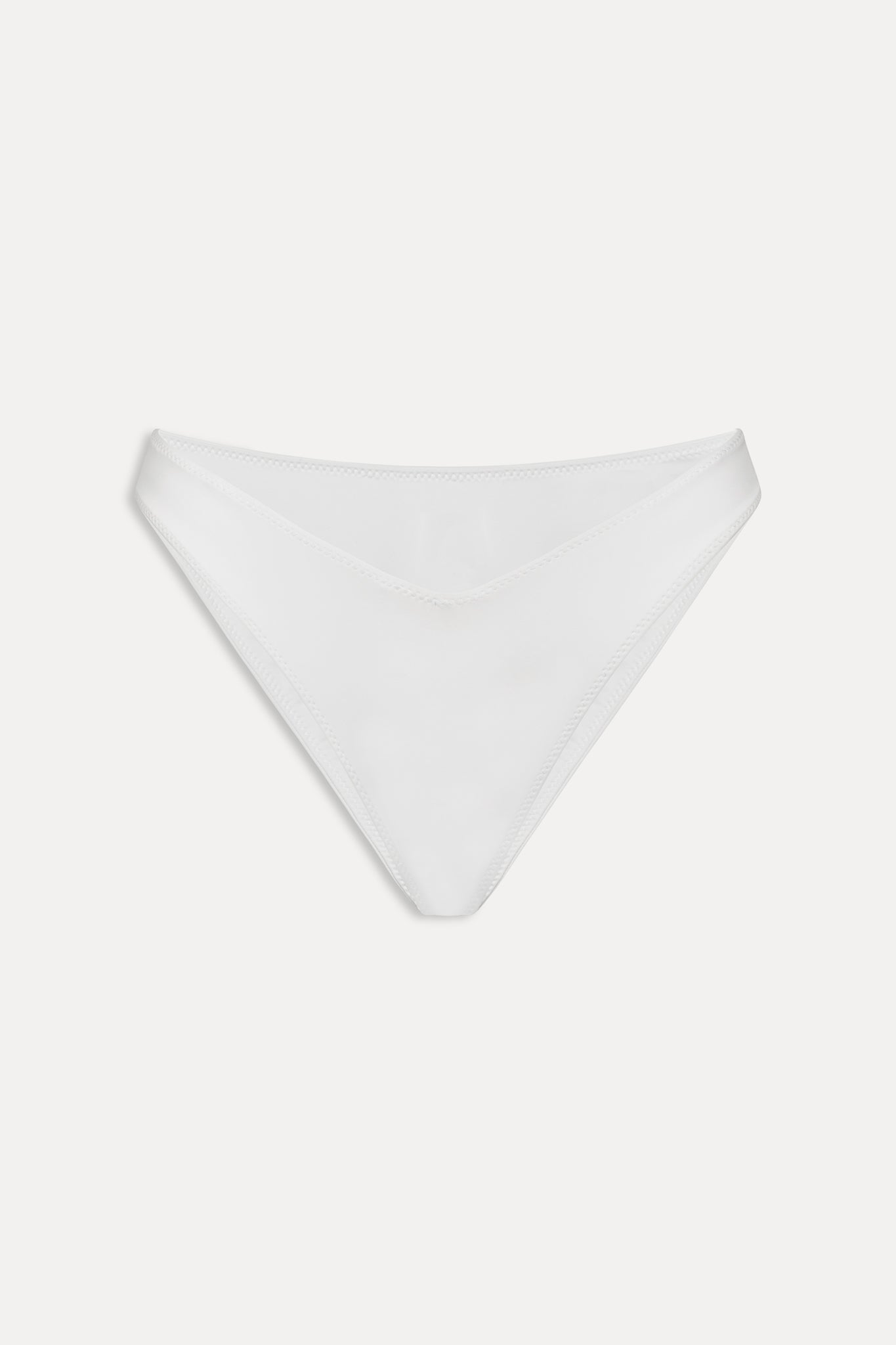 Enzo Cheeky Bikini Bottom  Optic White