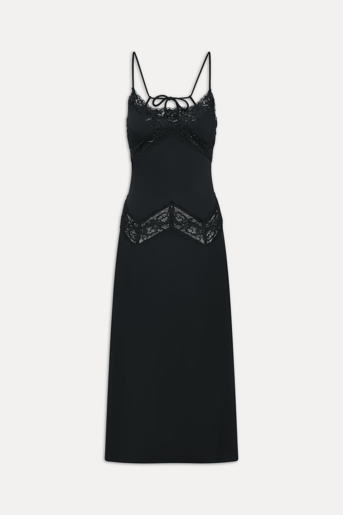black plunge mini dress Plunge Mini Dress (Black)