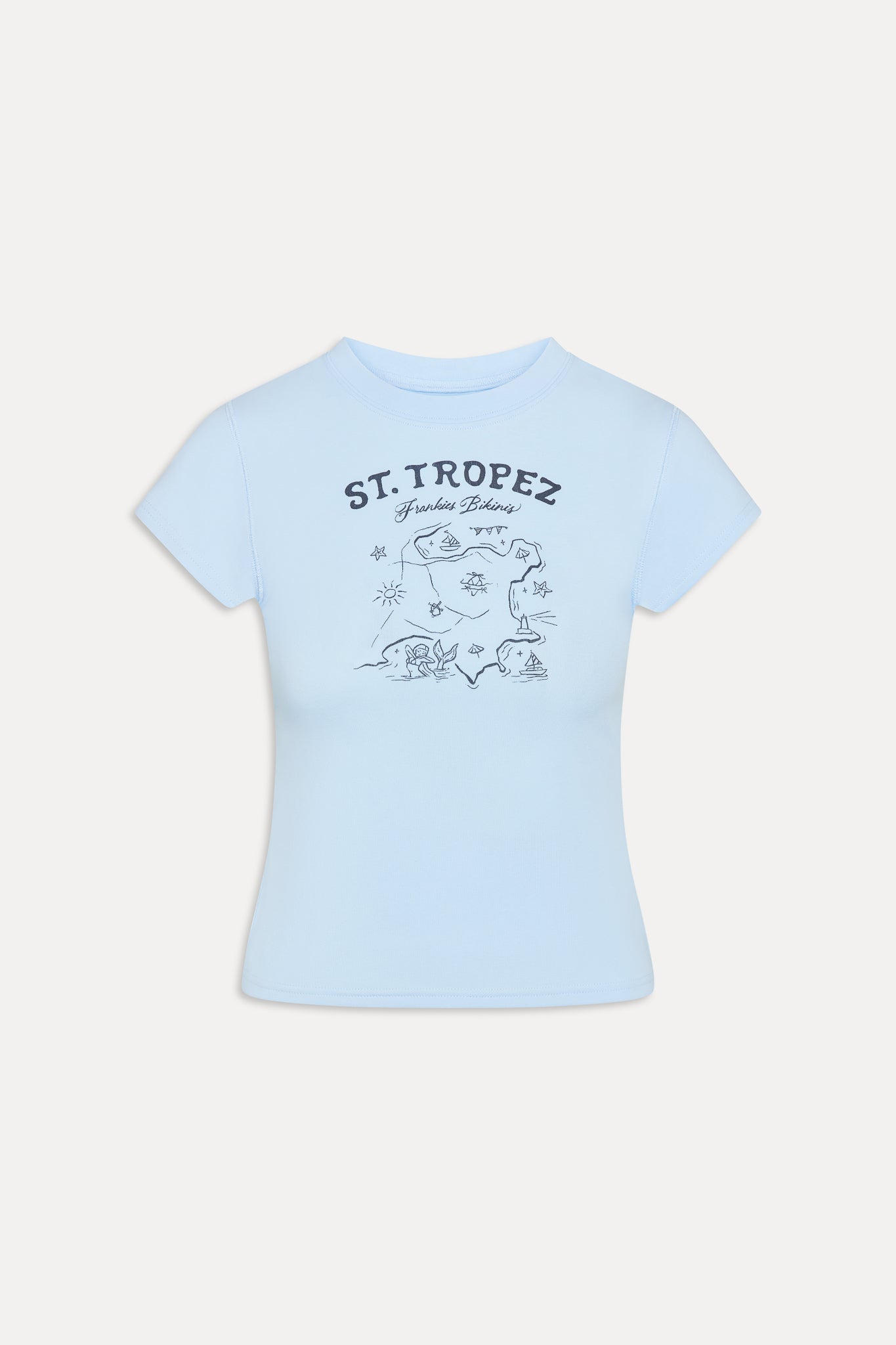 Eva Cotton Tee  French Riviera