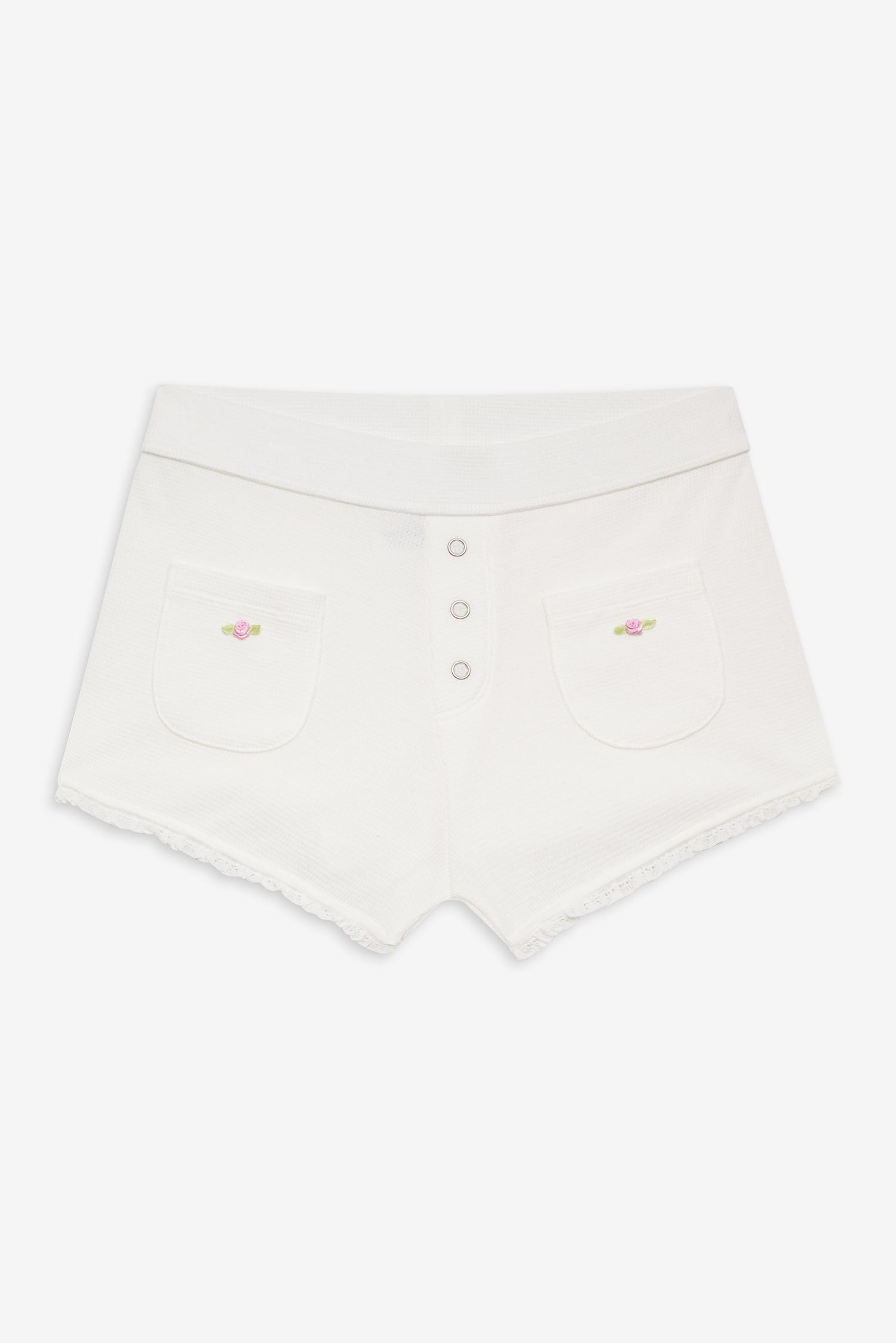 Eve Booty Shorts  White