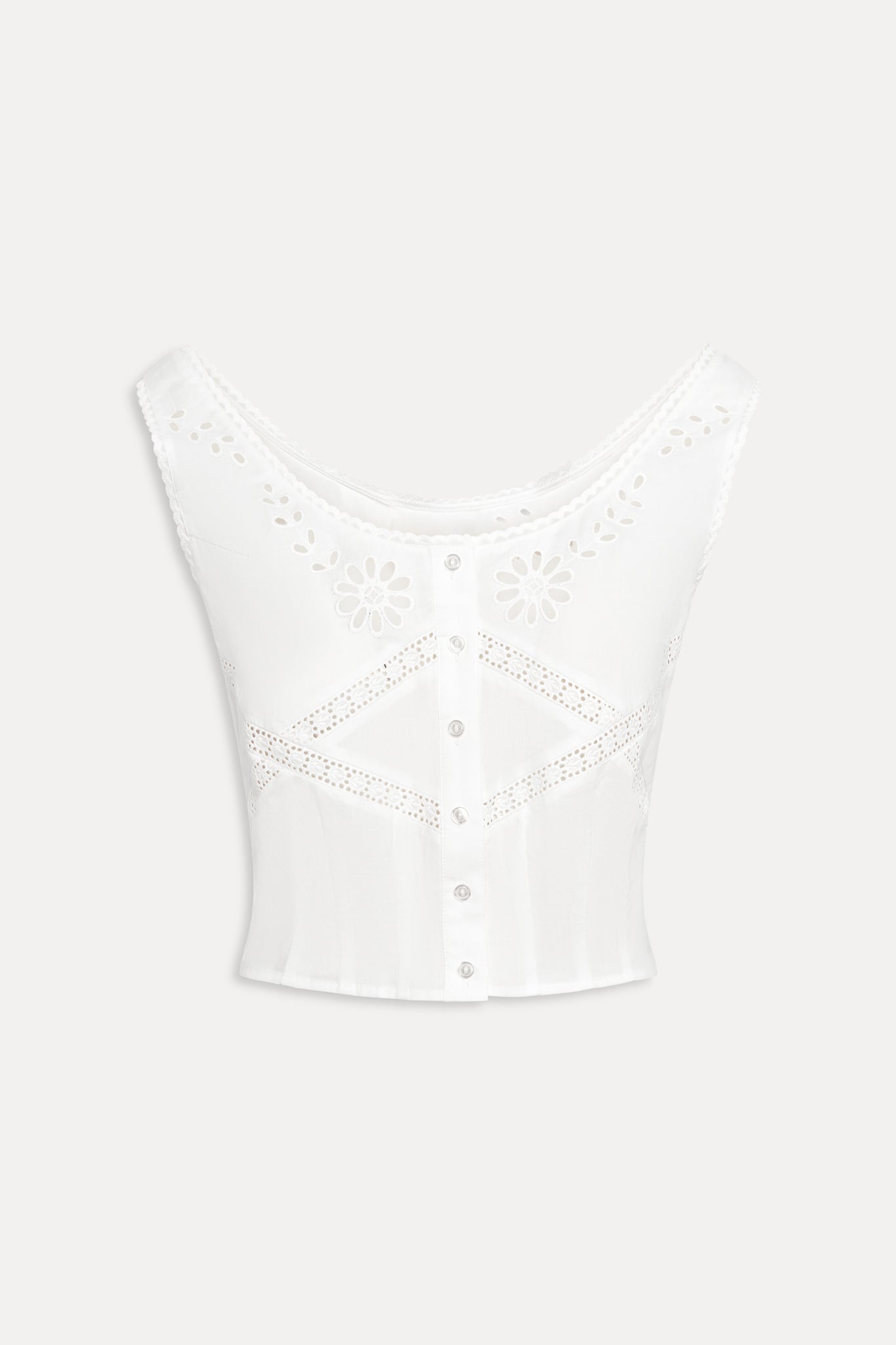 x Devon Lee Carlson Ever Cotton Sleeveless Blouse  Fluff