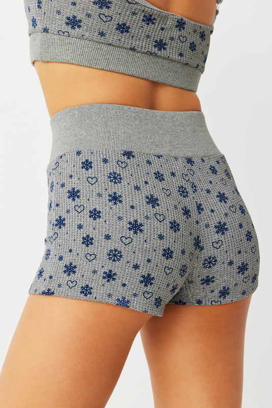 Product--Angel Waffle Mini Short - Apres Ski