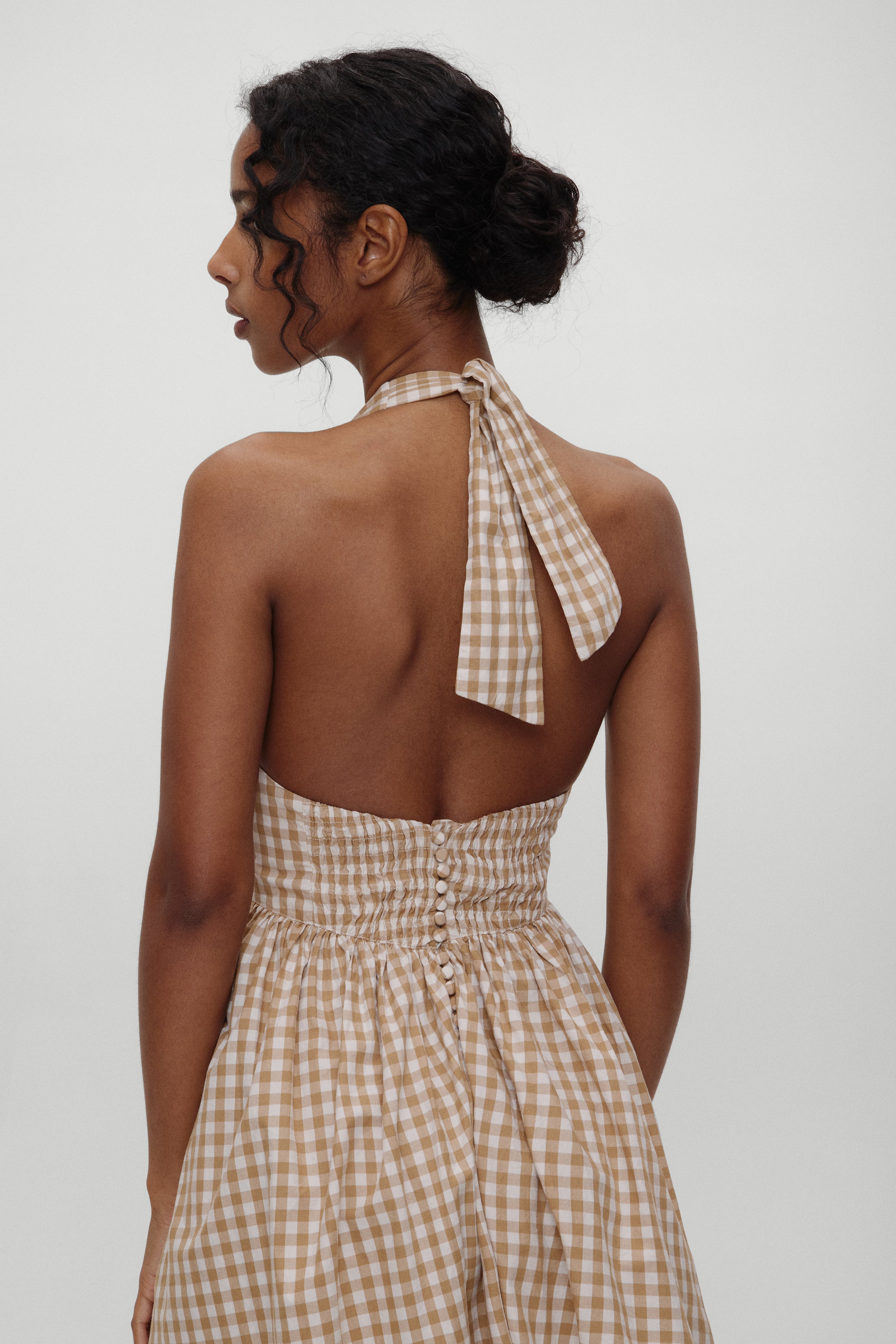 x BELLA HADID Prairie Midi Dress - Rodeo Gingham x BELLA HADID Prairie Midi Dress - Rodeo Gingham
