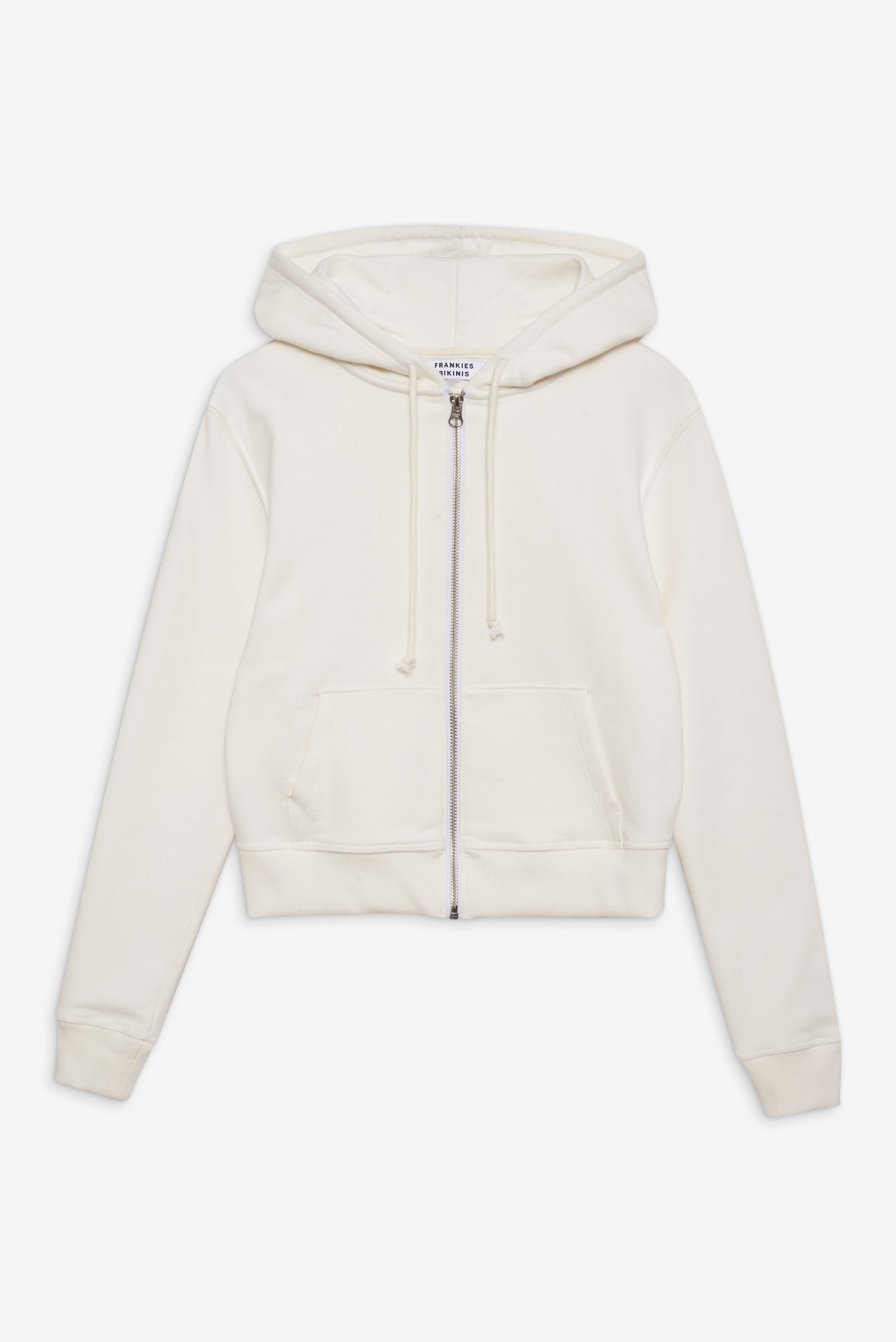 Fall Zip Up Hoodie  White