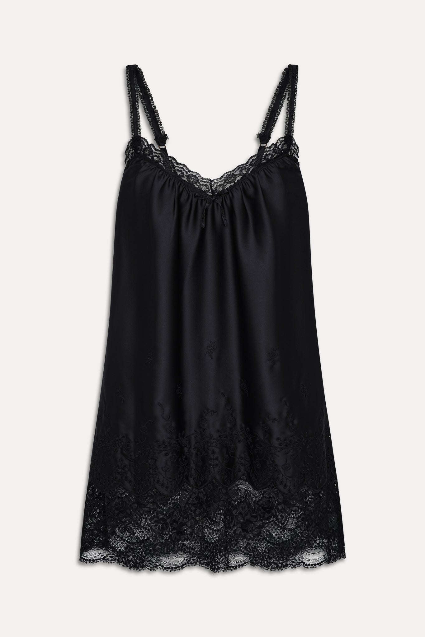 First Crush Satin Babydoll Dress