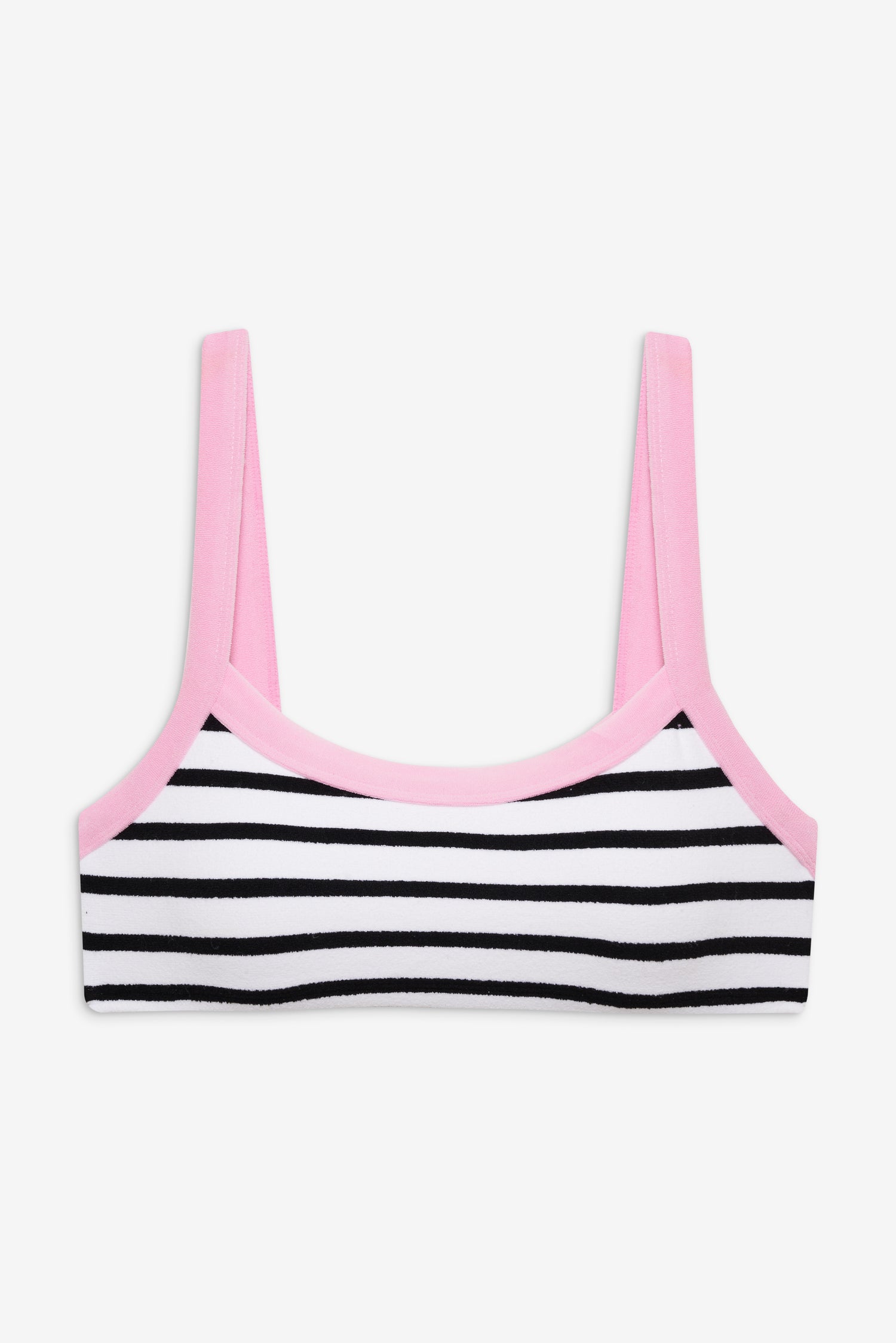 Flynn Bralette Bikini Top  Vintage Stripe