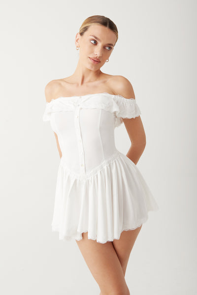 Charli Mini Dress - White Charli Mini Dress - White