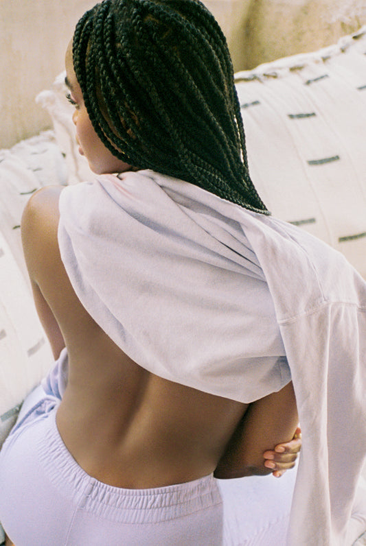 resort 2021 lilac sweatsuit by Frankies Bikinis 