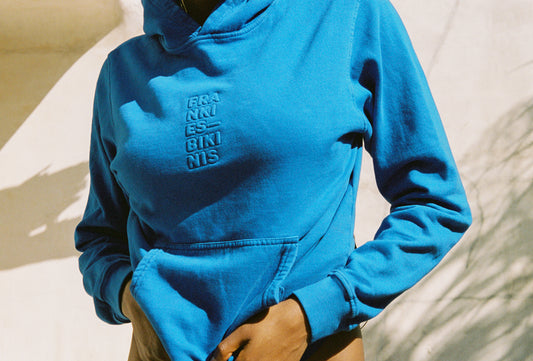 resort 2021 pacific blue hoodie by Frankies Bikinis 