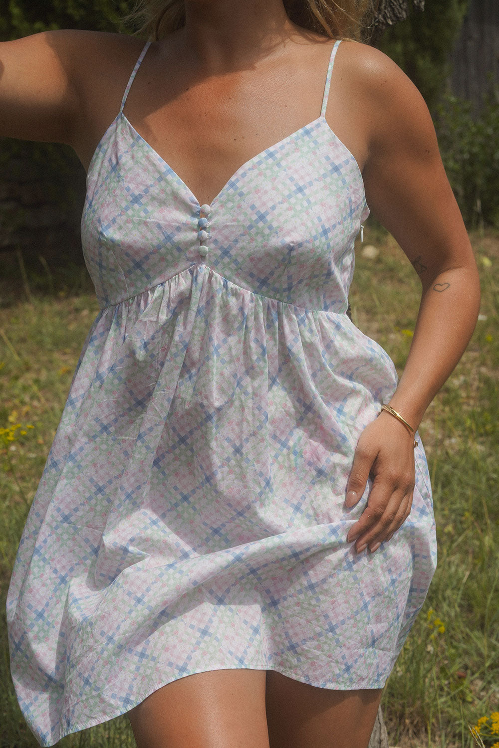 poplin mini dress Airy Poplin Mini Dress