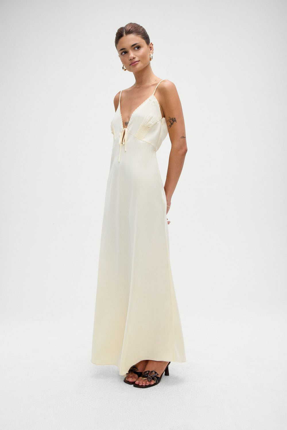 Frankies Bikinis - Beauty Maxi Dress - Macadamia Frankies Bikinis - Beauty Maxi Dress - Macadamia