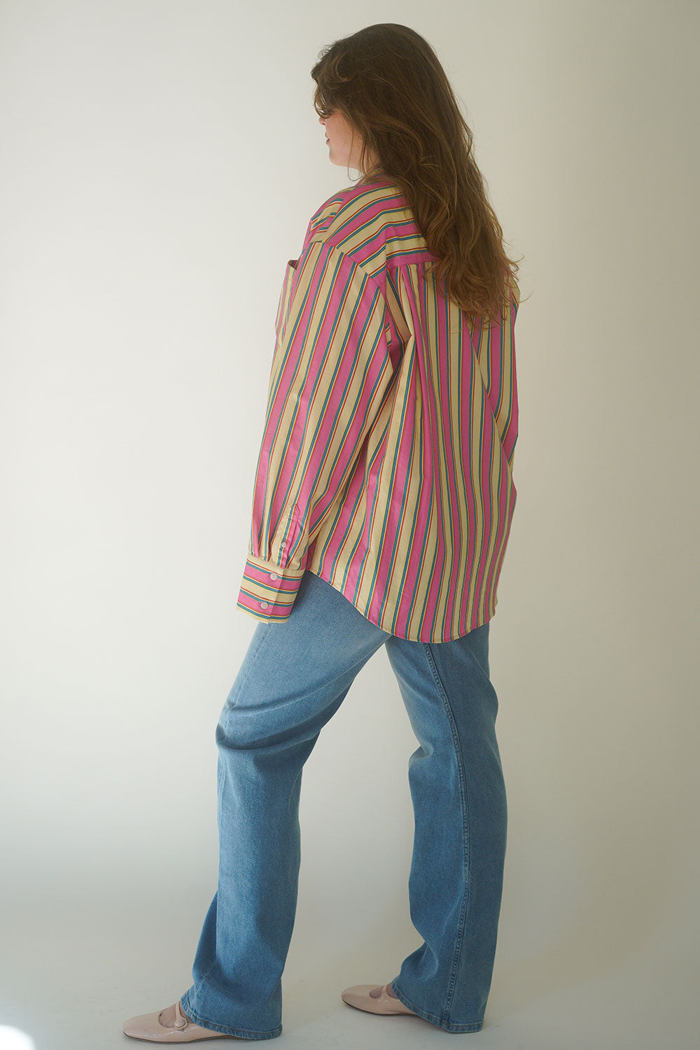 x DJERF AVENUE Breezy Classic Shirt  - Mood Ring