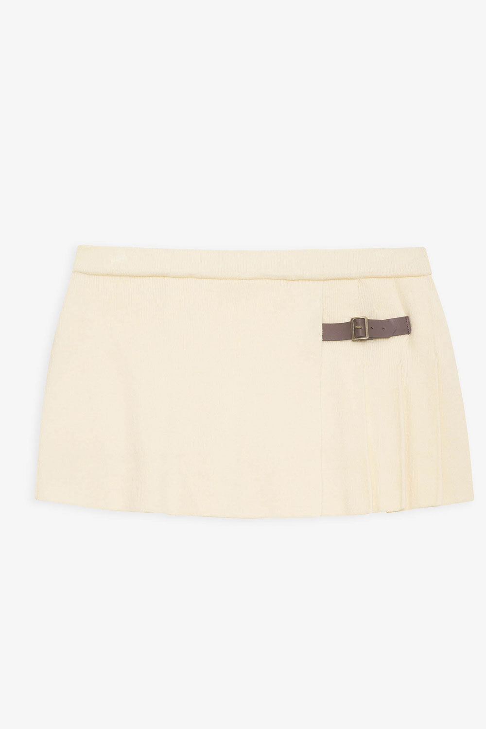 Carver Cloud Knit Pleated Skort - French Vanilla