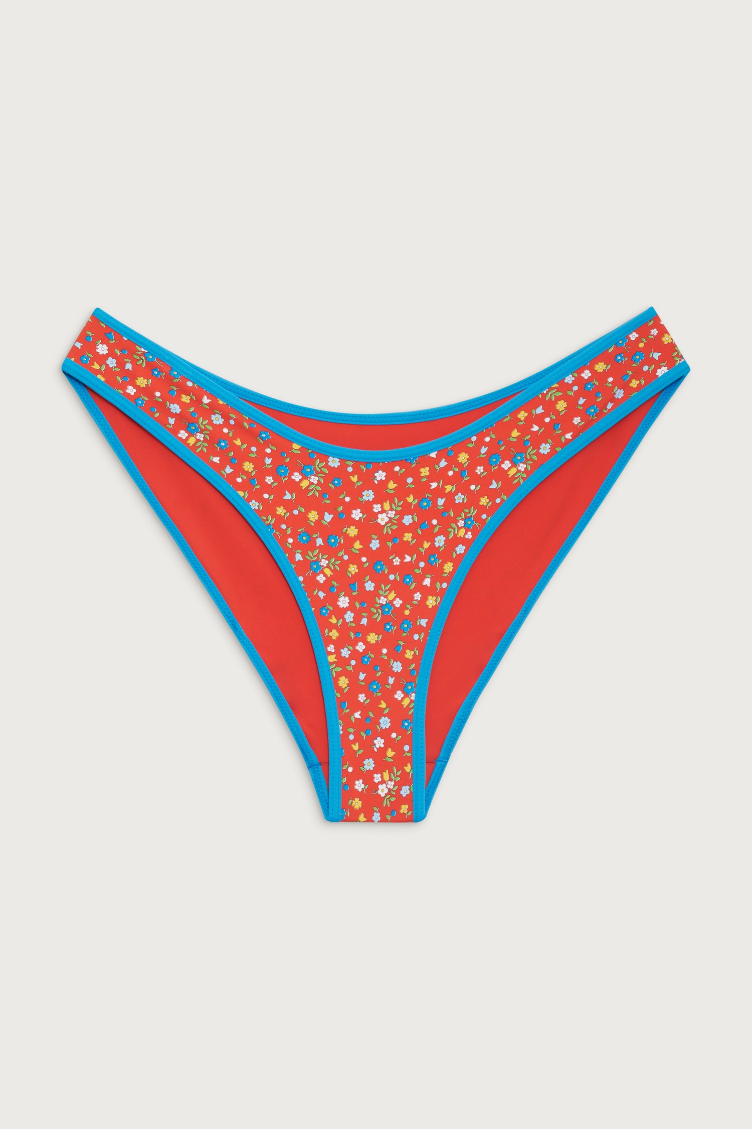 Dove Floral Classic Bikini Bottom - Seaside Farm