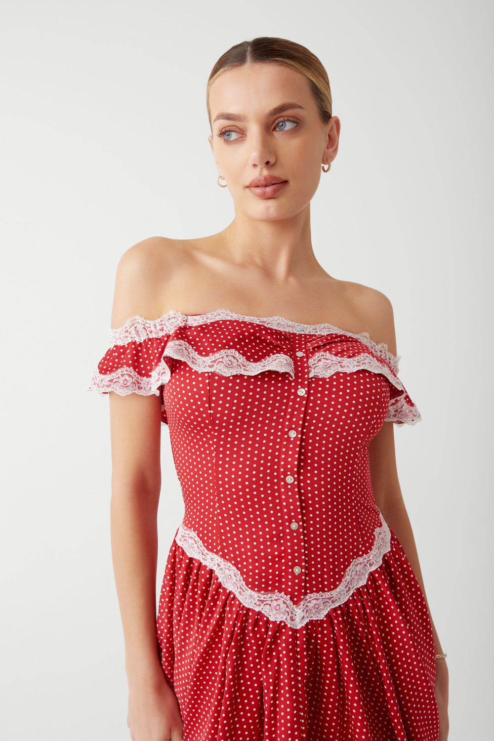 Charli Mini Dress - Scarlet Dot Charli Mini Dress - Scarlet Dot