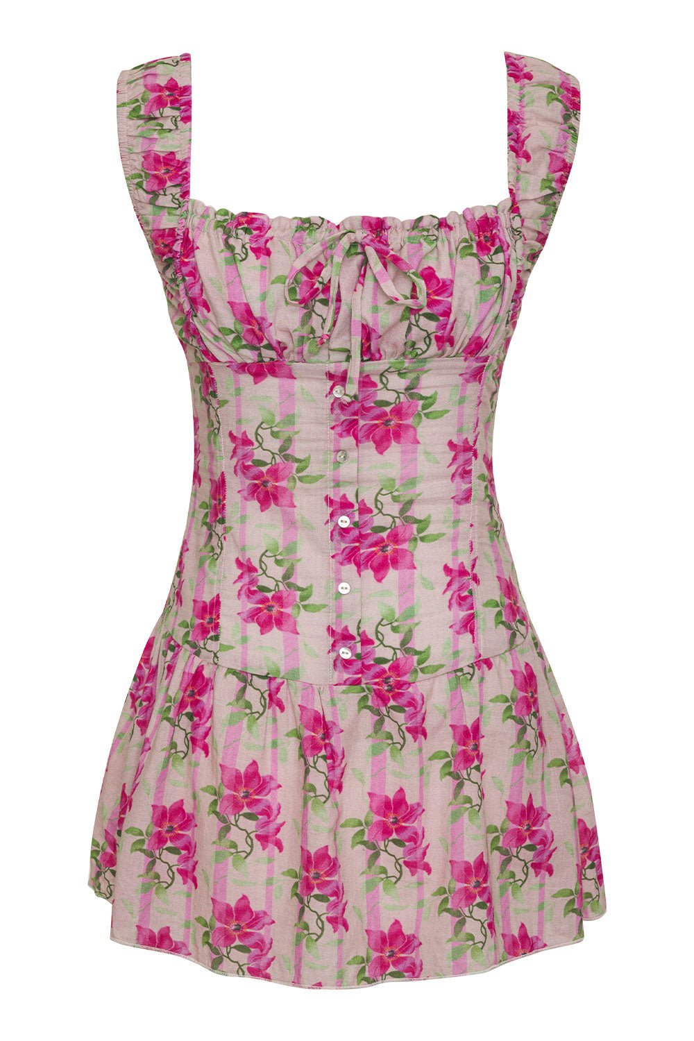Christa Floral Mini Dress - Tiger Lily Christa Floral Mini Dress - Tiger Lily