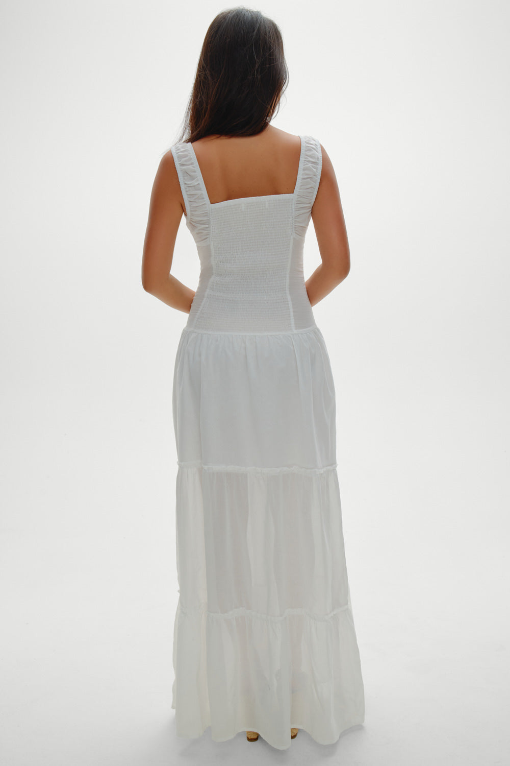 Christabelle Ruffle Maxi Dress  Sunrose
