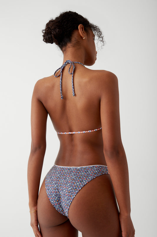 Product--Dove Classic Bikini Bottom - Farmhouse Florals