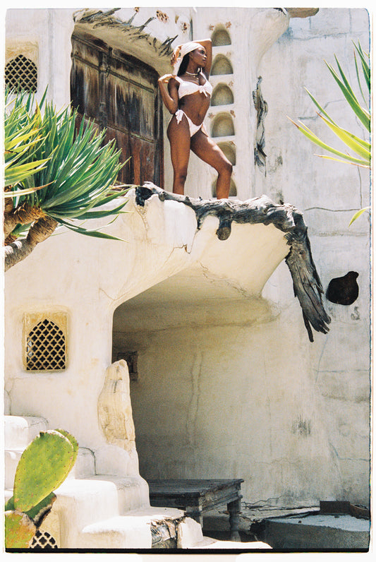 resort 2021 sweet rose floral ruffle bikini by Frankies Bikinis 