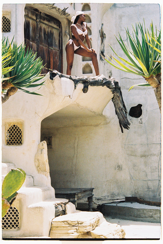 resort 2021 sweet rose floral ruffle bikini by Frankies Bikinis 