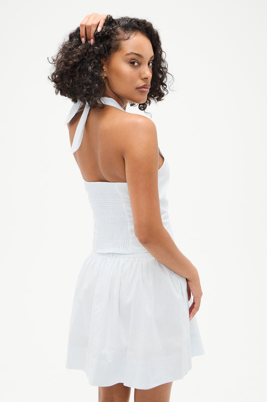 Product-Hover--Cottage Striped Halter Top - Saltwater Stripe