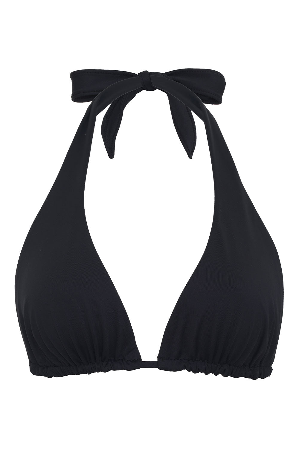 Diana Halter Bikini Top - Black