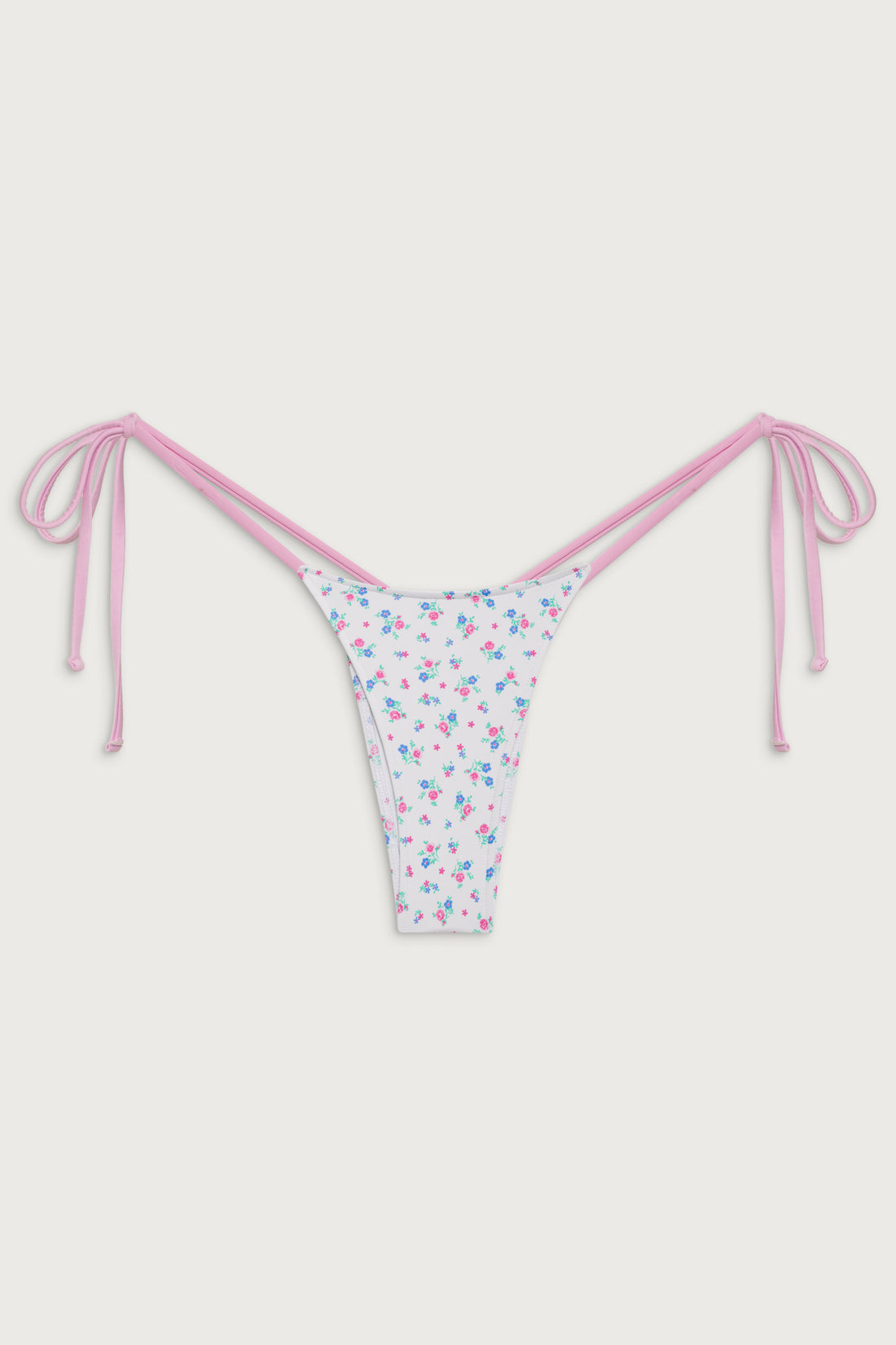 Divine Tie Side Skimpy Bikini Bottom - Sweet Meadow