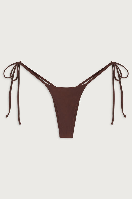 Divine Tie Side Skimpy Bikini Bottom Cinnamon by Frankies Bikinis 
