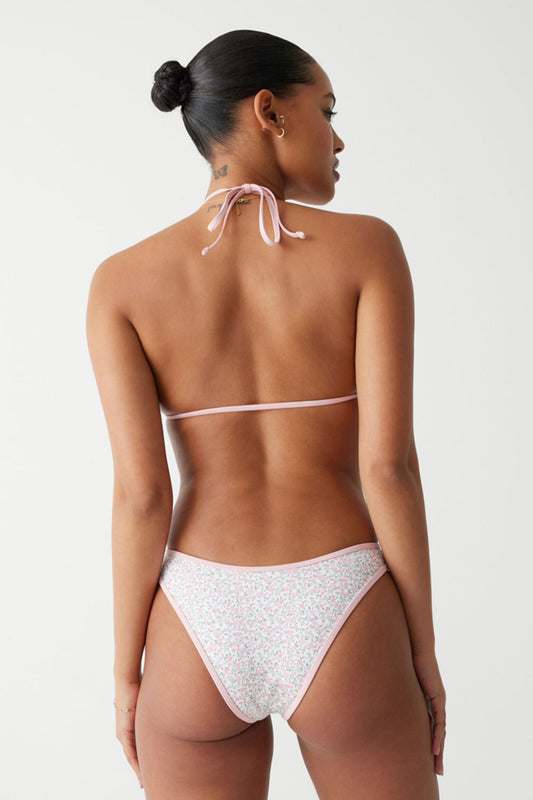 Product--Dove classic floral bikini bottom baby blanket