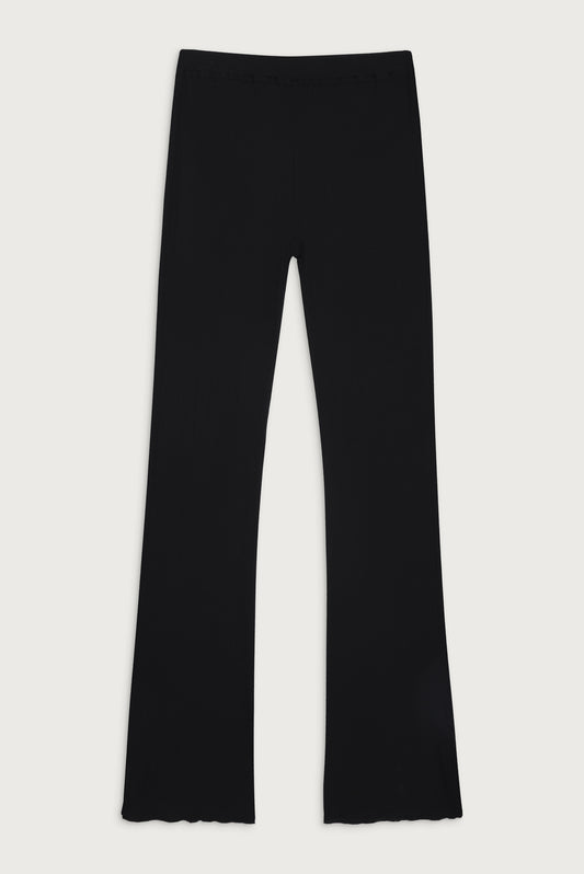 Elvis Flare Low Rise Pant Black by Frankies Bikinis 